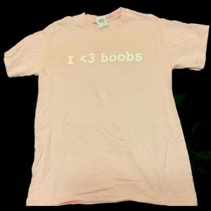 i <3 boobs ACS graphic tee